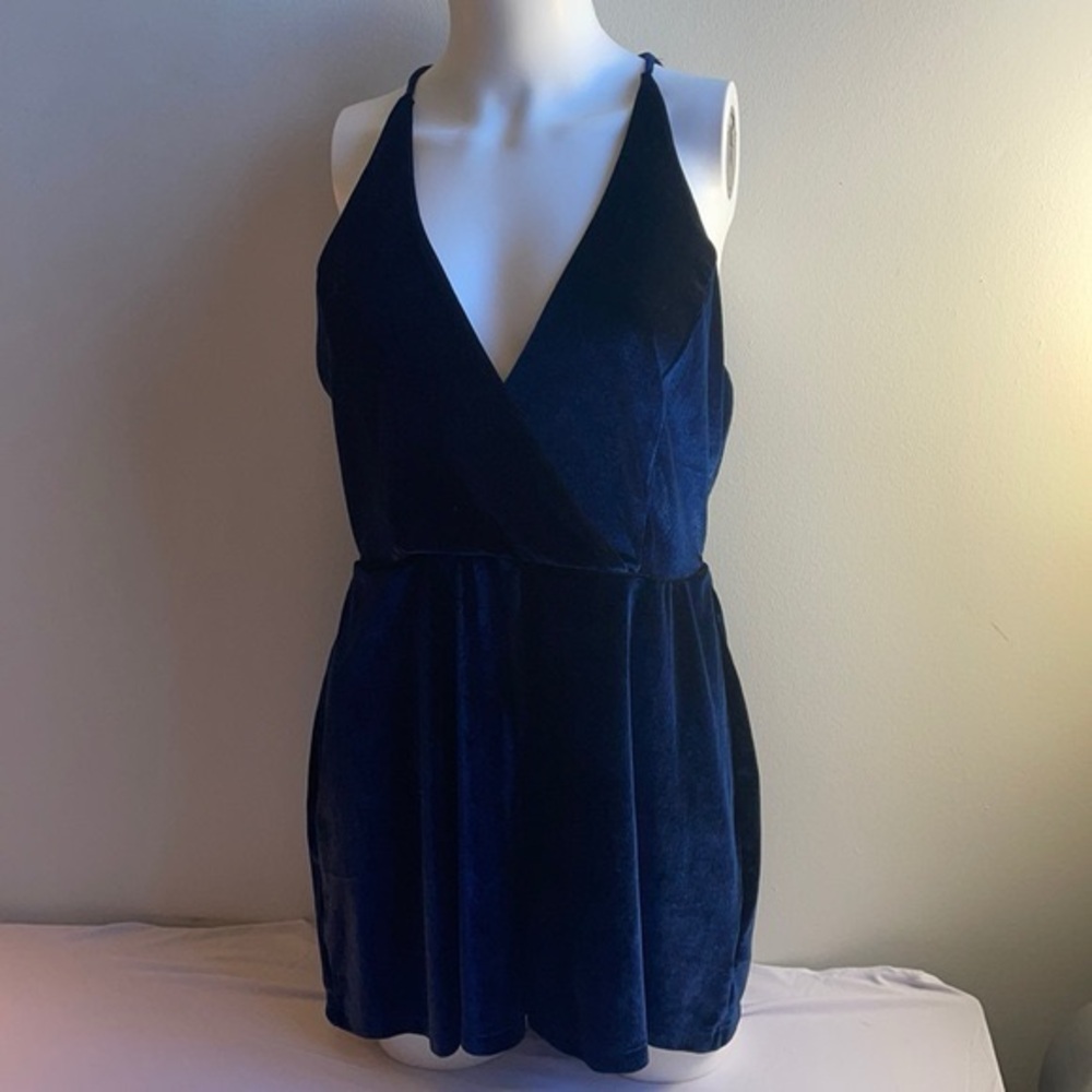 Urban Outfitters Navy Blue Romper Size Large